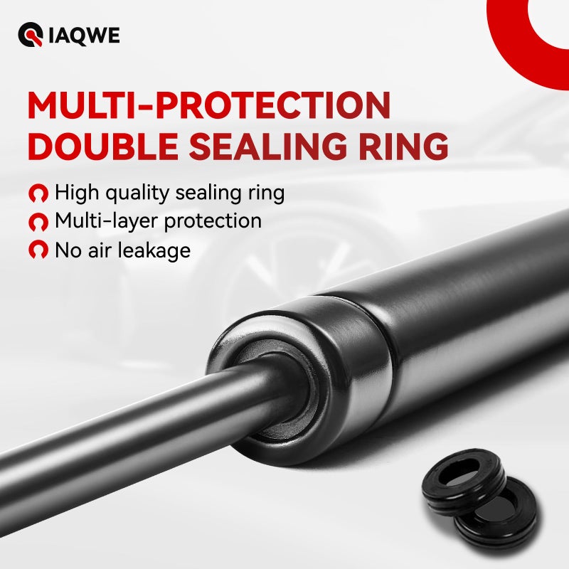 IAQWE 150Lbs/667N 20 Inch Gas Spring Struts Lift Support for RV Bed Tonneau Cover Floor Hatch Heavy-Duty Outdoor Box King Bed Canopy Camper Window Set of 2 by IAQWE - Image 3